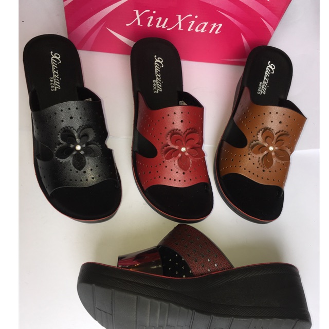 Sandal wedges wanita XIU XIAN.