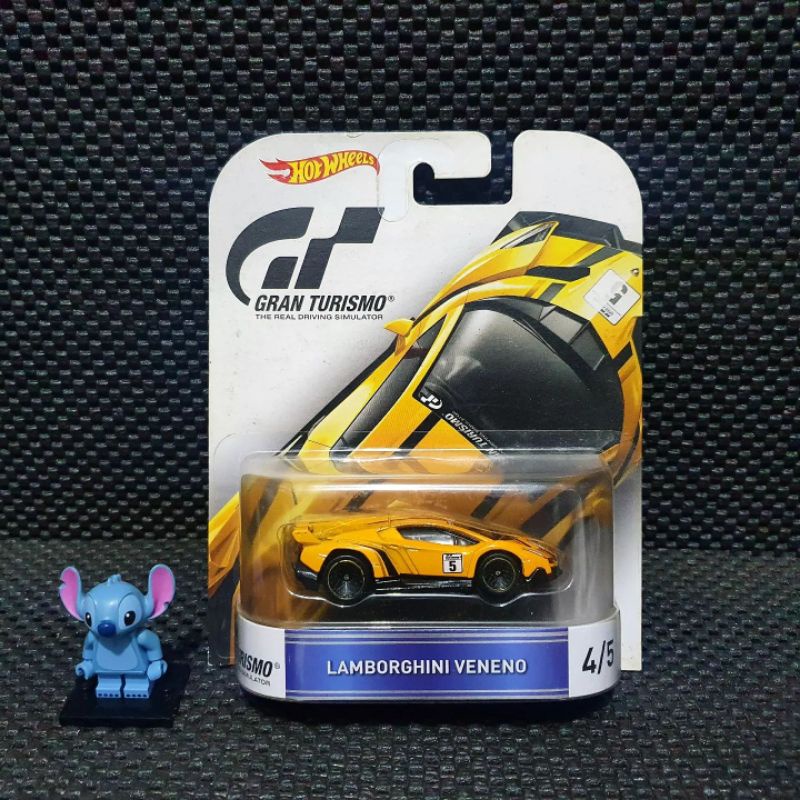 Hot Wheels Lamborghini Veneno Yellow Kuning Gran Turismo Retro