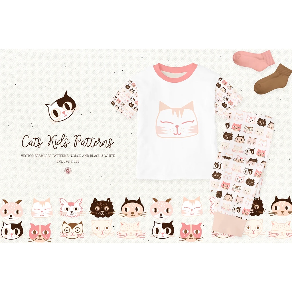 Cats Kids Patterns