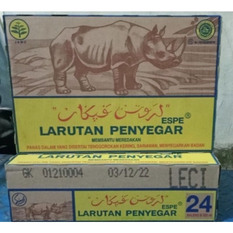 

[PROMO!!] Larutan Penyegar Cap Badak Can (330Ml/24Kaleng/1Karton)