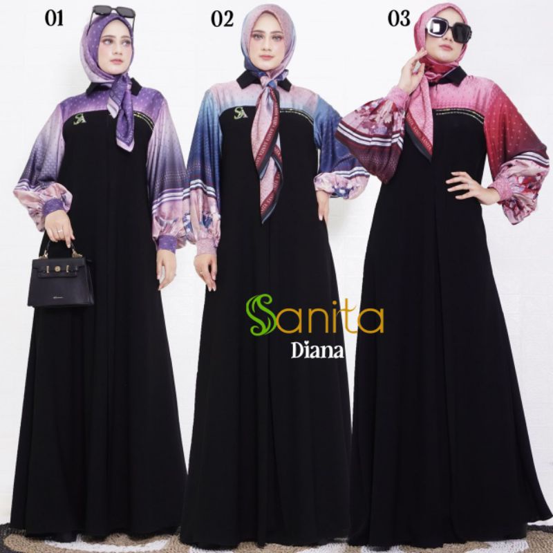 DRESS DIANA set scarfBY SANITA
