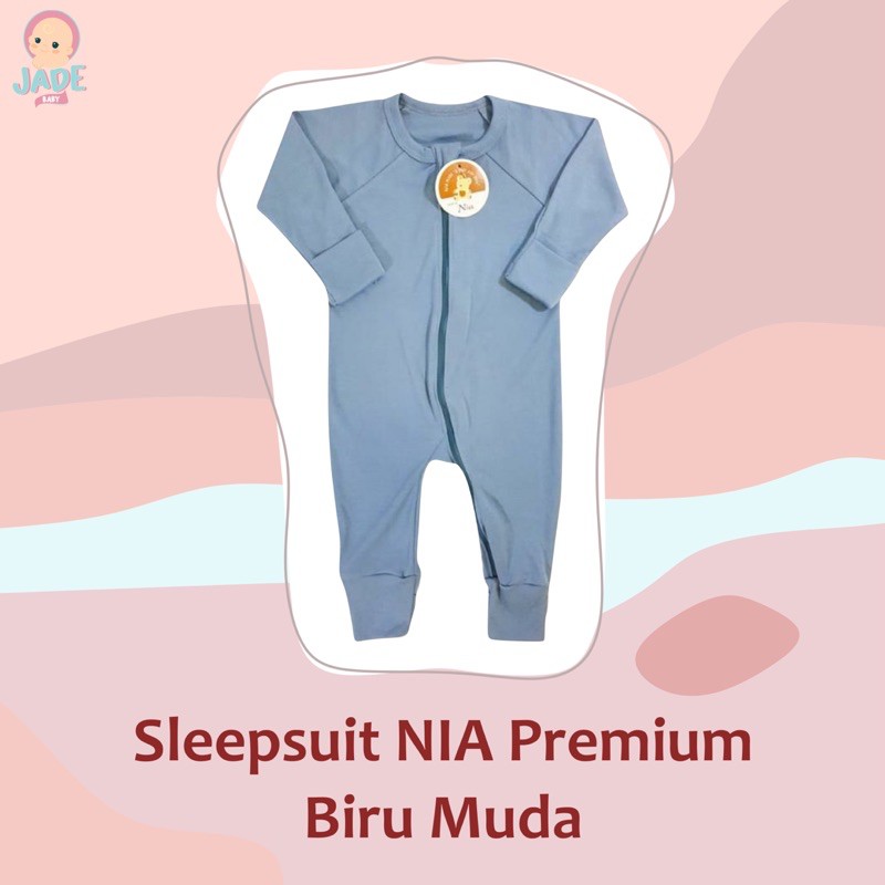 SLEEPSUIT BAYI NIA PREMIUM / JUMPER PANJANG BAYI / SLEEPSUIT BAYI