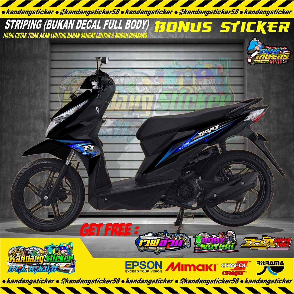 Contoh Modif Motor Beat  Esp  Thailook Modifnew