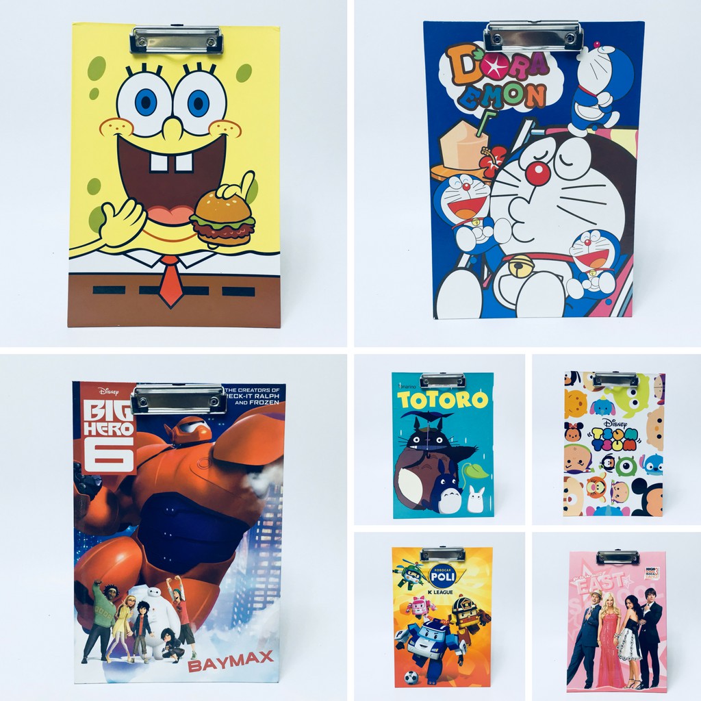 

Papan Ujian / Clip Board Ukuran A4 Motif Kartun - Q12K