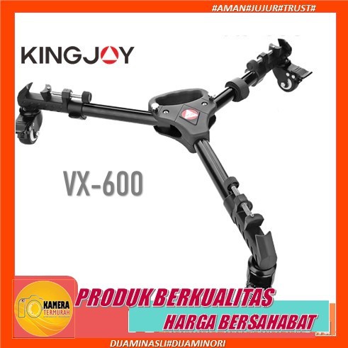 Tripod Dolly Kingjoy VX-600 Untuk Canon Nikon Sony DSLR Kamera