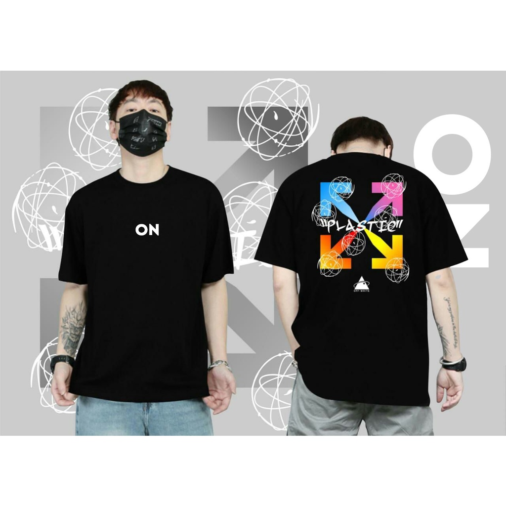 Kaos murah Kaos distro murah baju  distro pria t-shirt murah combed30s on silang pelangi