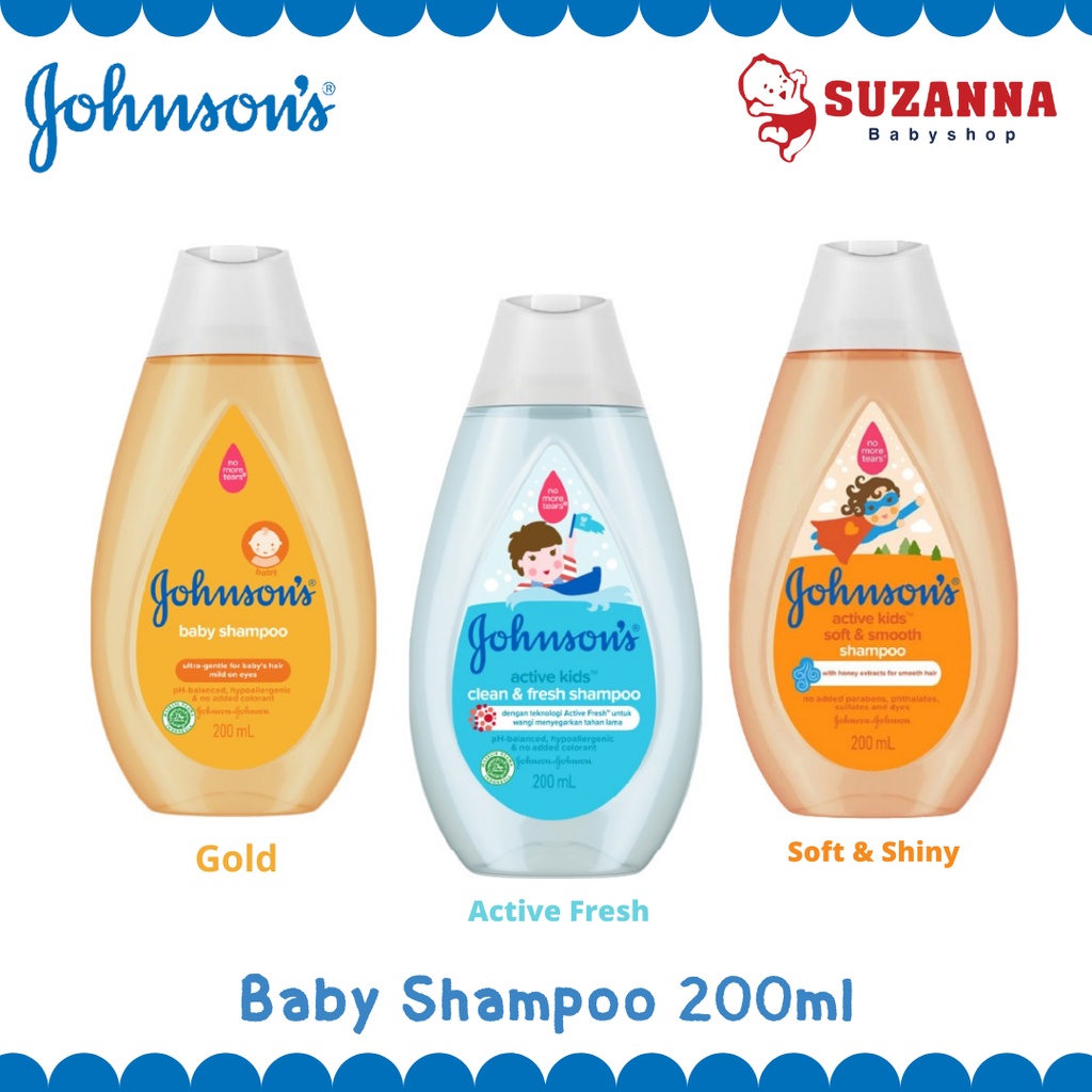 Johnson's Baby Shampoo 200ml - Sampo Bayi