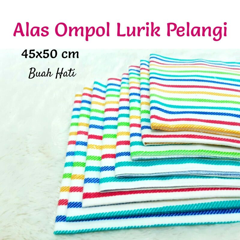 Alas Ompol Bayi Lurik Pelangi 45x50cm