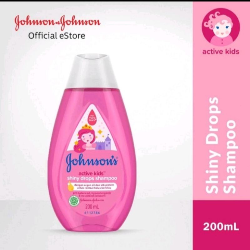 Johnsons Active Kids Shiny Drops Shampoo 200ml