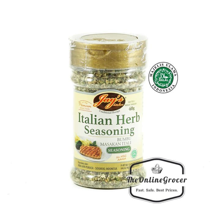 Jual Jays Italian Herbs And Seasoning Bumbu Masakan Italia 40gr