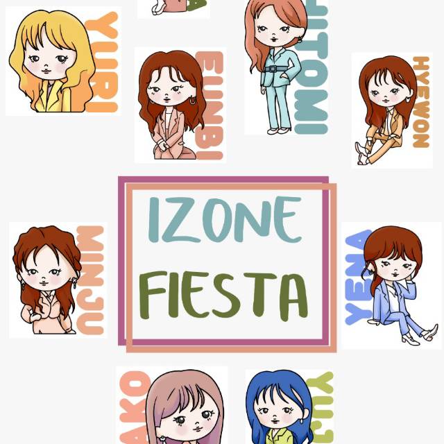 

Sticker Cutting IZONE