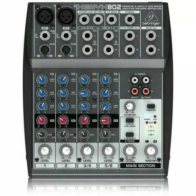 Behringer Xenyx 802 Mixer Audio