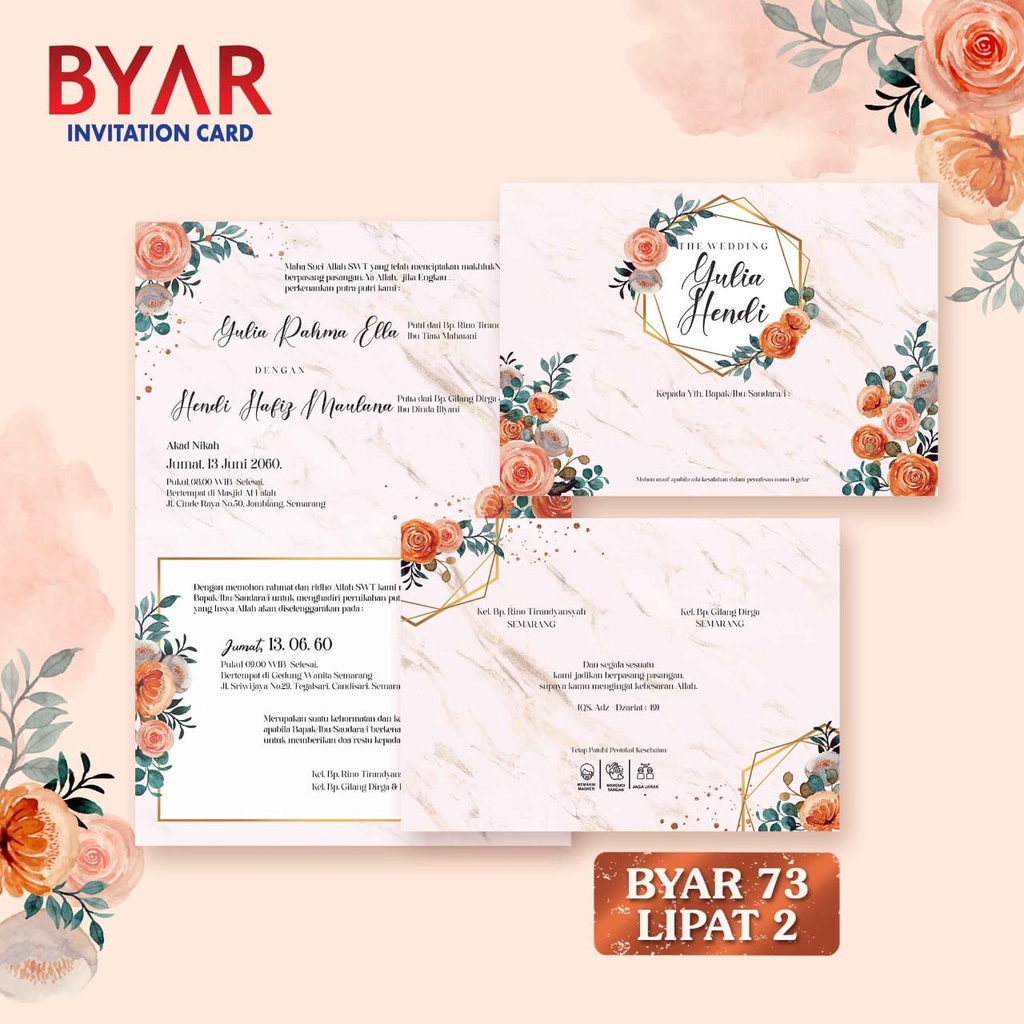 

Blangko Undagan Pernikahan Byar 73 Terbru Termurah