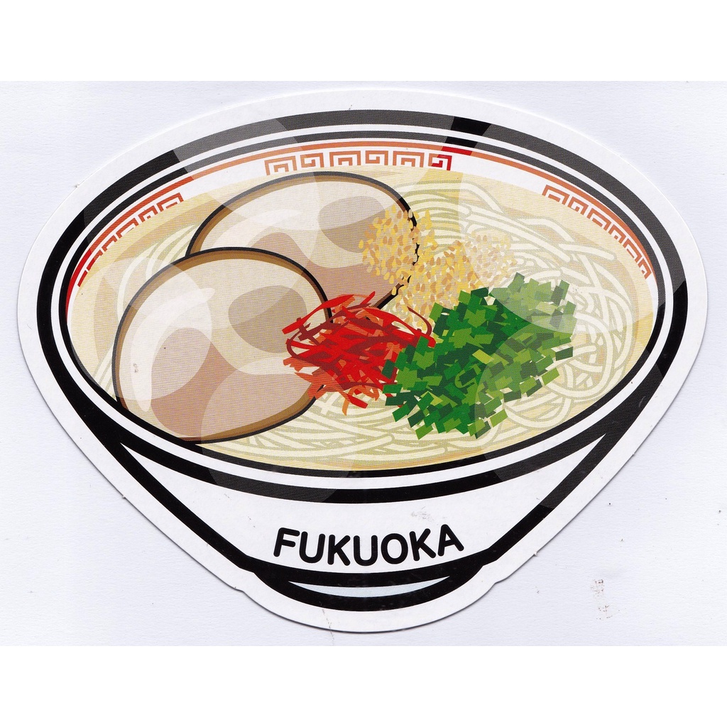 

Kartu Pos Gotochi Postcard Jepang Fukuoka 2009 Tonkotsu Ramen