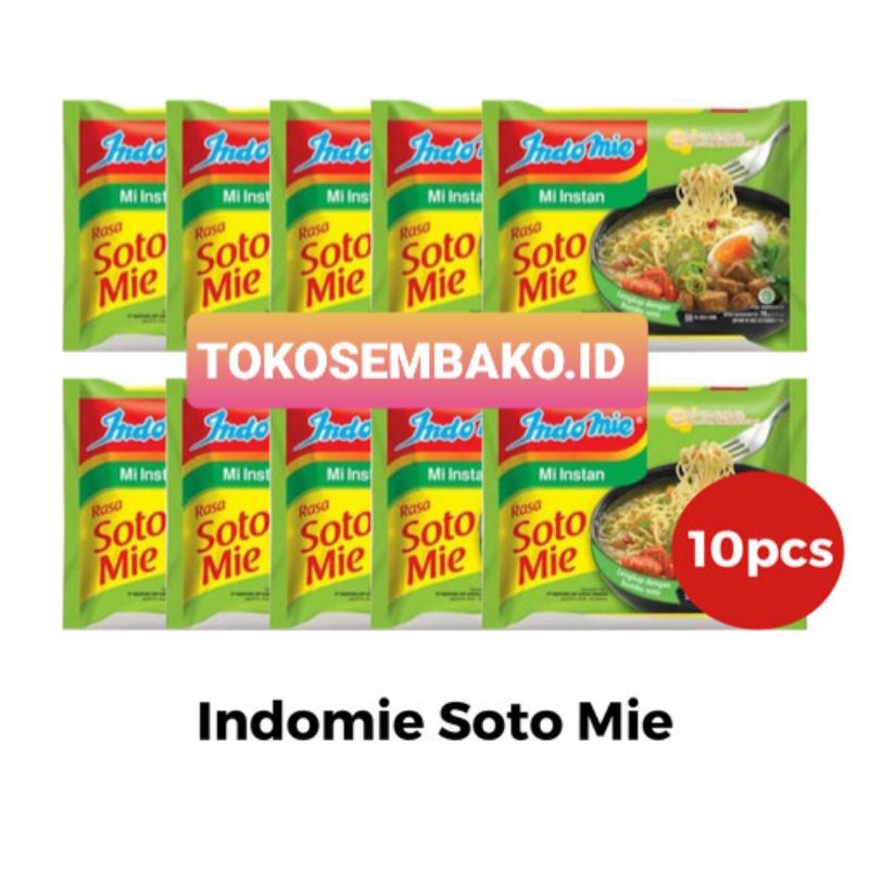 

Mie Indomie Kuah Soto 10 pcs