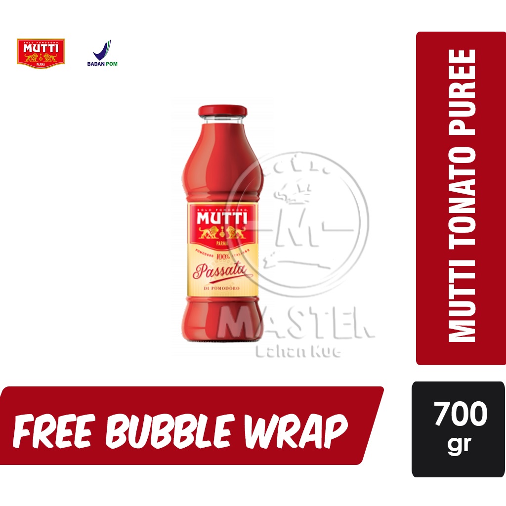 

Mutti Fruit Puree / Mutti Pasatta Tomato Puree [botol kaca 700gr]