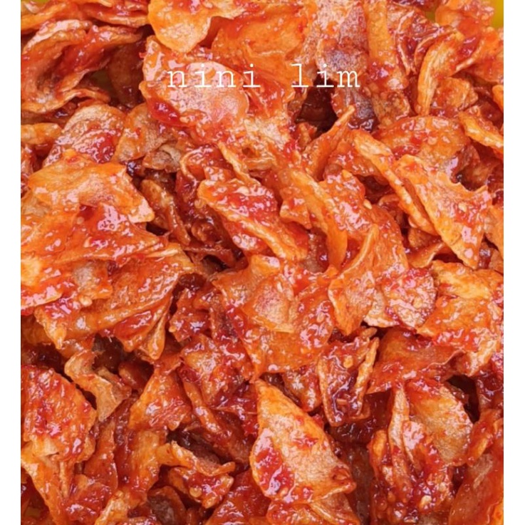 

keripik kentang balado pedas lengket 100 300 gram