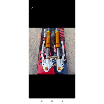 SHOCK UPSIDE DOWN DEPAN HONDA ADV 150 GOLD BY SCARLET