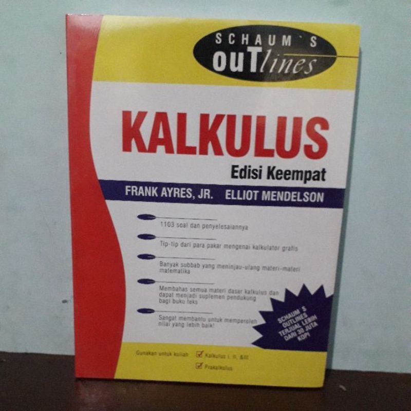 Kalkulus edisi keempat schaum's outlines (original)