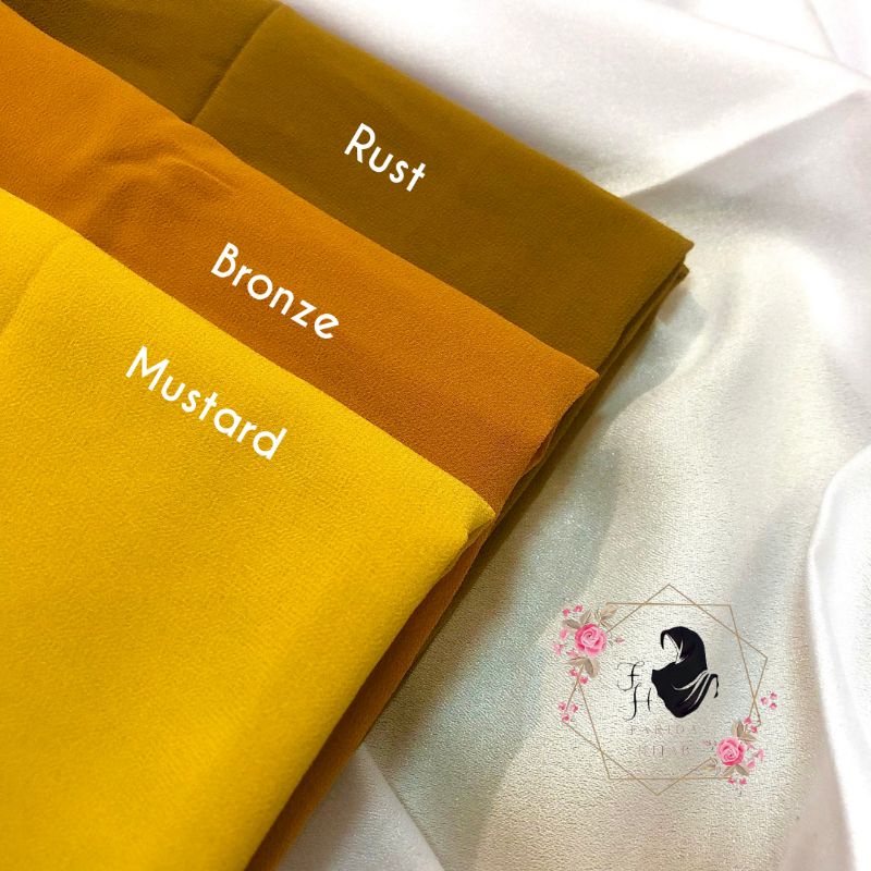 Hijab Pashmina Ceruty Babydoll jahit tepi [ part 1]