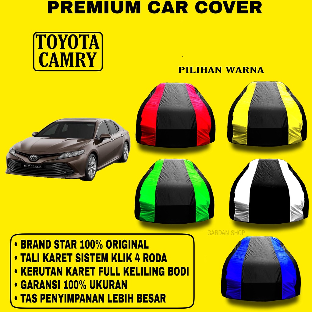 Body Cover TOYOTA CAMRY Garis 2 WARNA Penutup Pelindung Bodi Toyota Camry PREMIUM