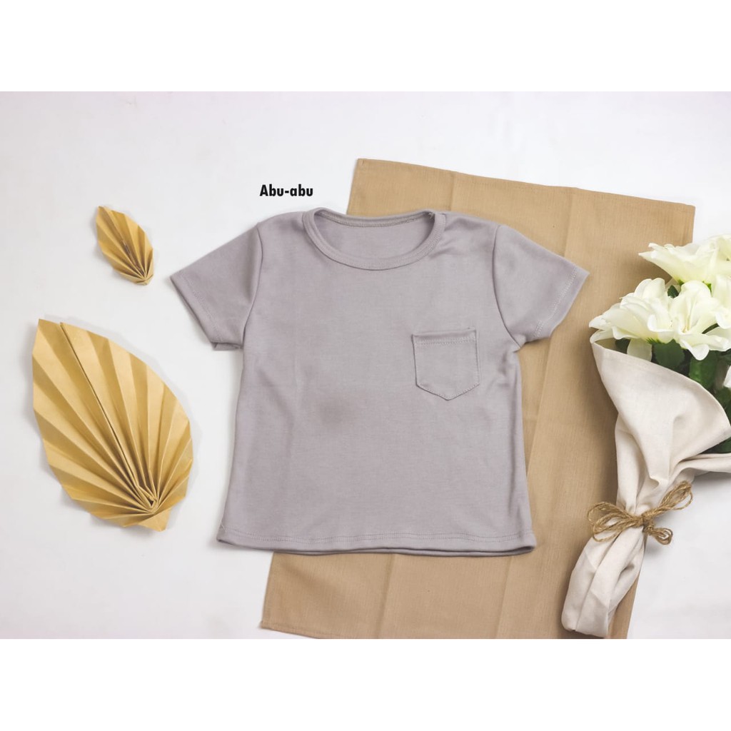 Promo !! Tee Boy Nia Premium/Kaos Oblong Bayi Lengan Pendek/Kaos Oblong Bayi Polos