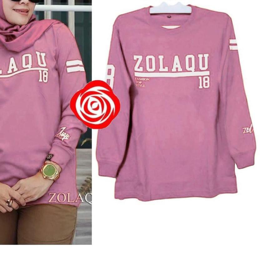 ☇ Kaos Lengan Panjang Zolaqu Jumbo Original ✈