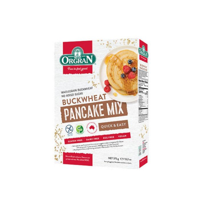 Orgran Buckwheat Pancake Mix Gluten Free (375g)