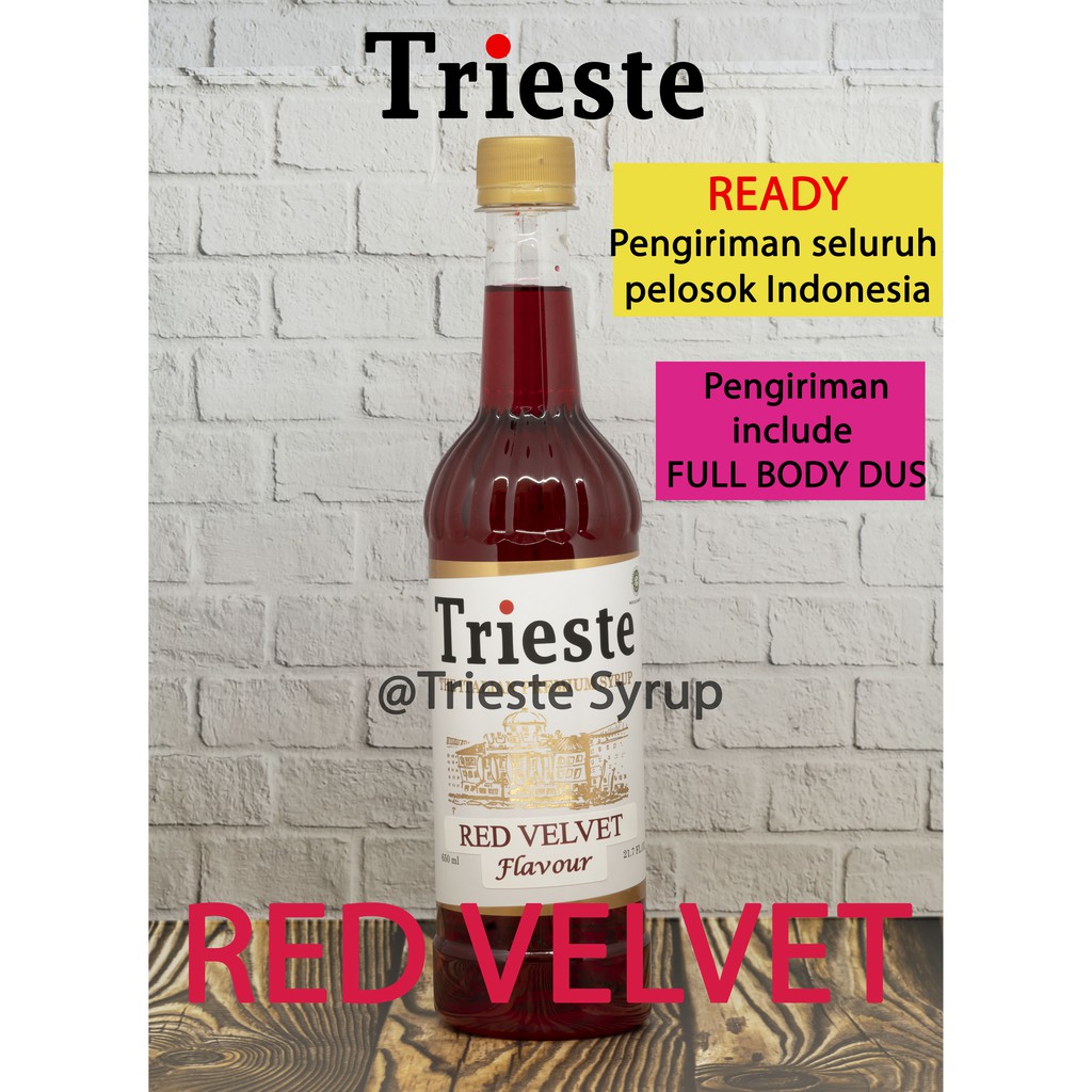 

TRIESTE SYRUP rasa RED VELVET
