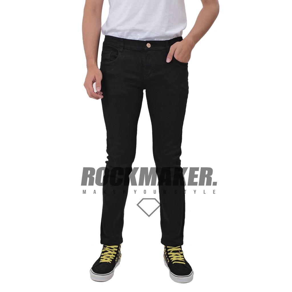 CELANA JEANS PRIA ROCKMAKER DENIM ORIGINAL BLACK NAOMI