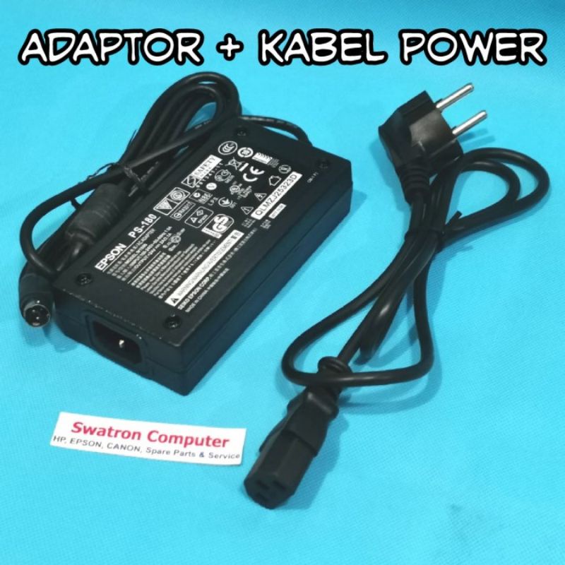 100% NEW ORIGINAL Adaptor Epson TMU 220 Power Supply TM-U220 TMU220 Plus KABEL POWER