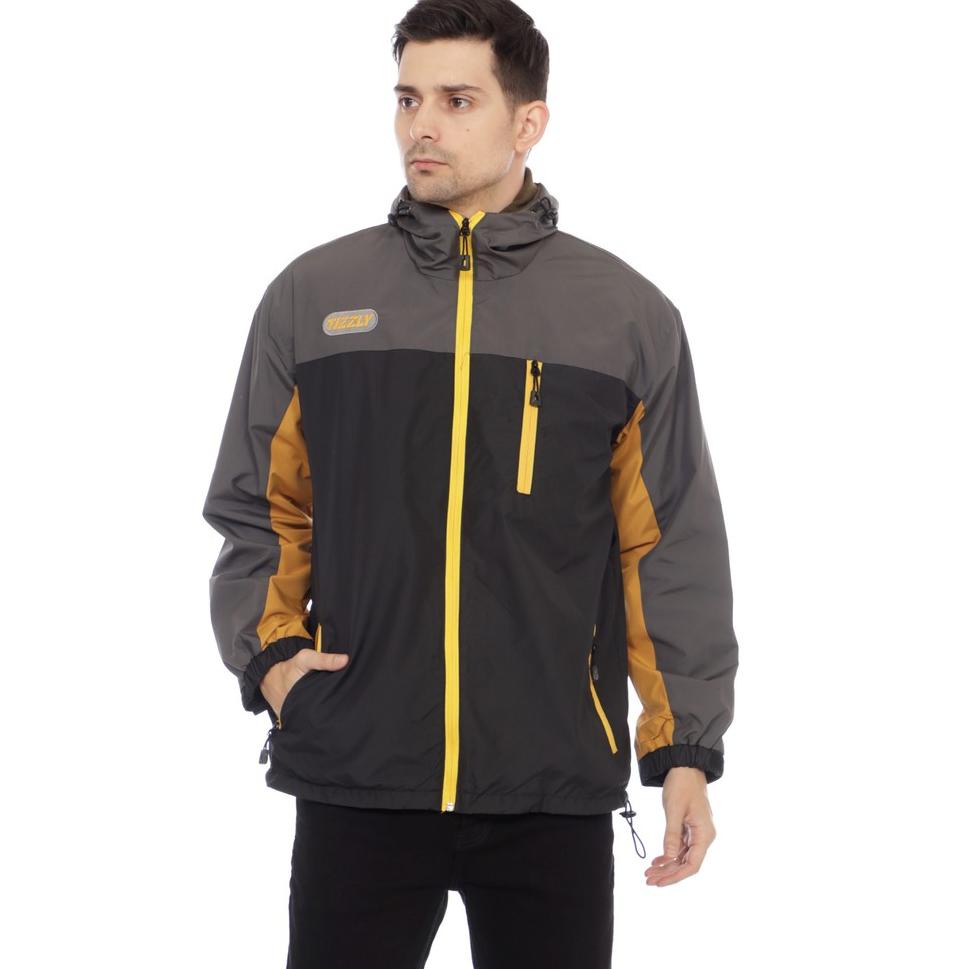 Tizzly Jaket Gunung Avernus Grey-Black • Ban31au22p