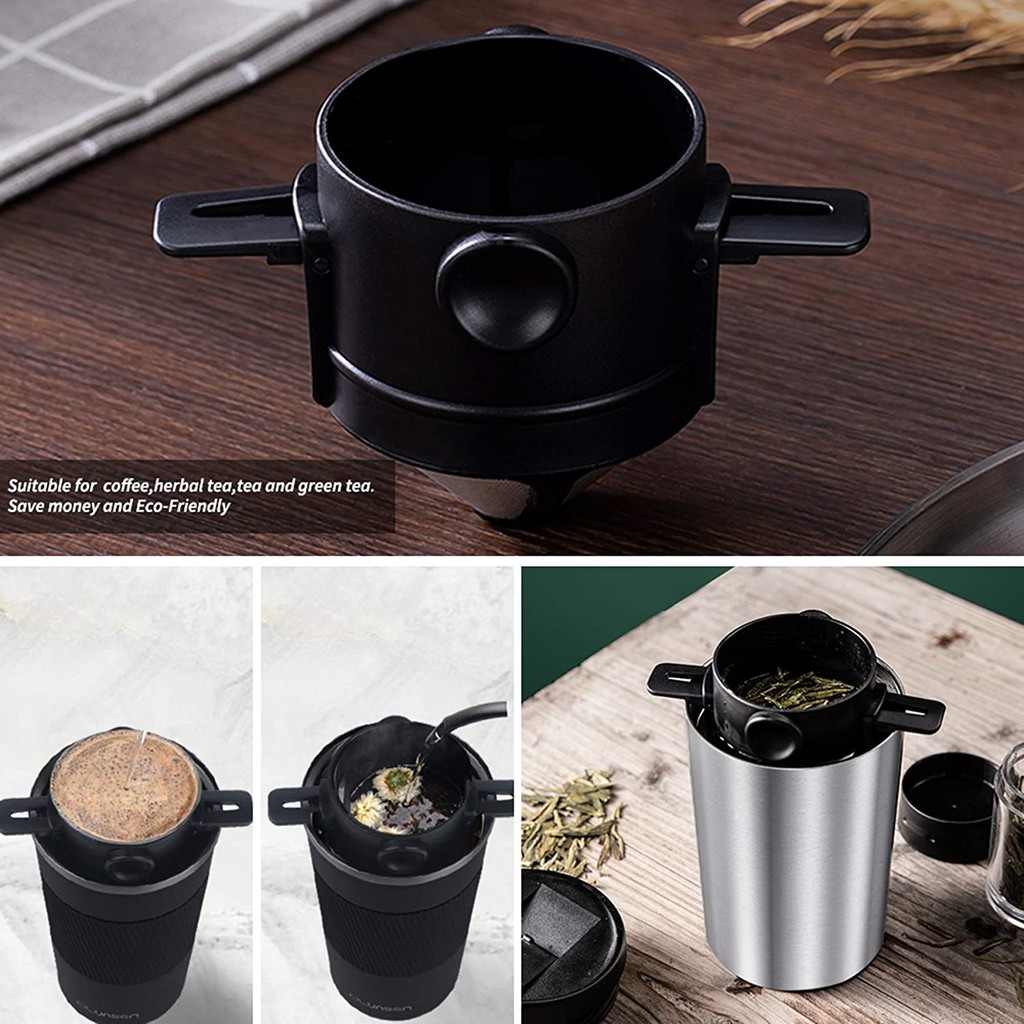 Mall PINKAH Filter Penyaring Kopi Portable Cone Coffee Dripper Tea Infuser