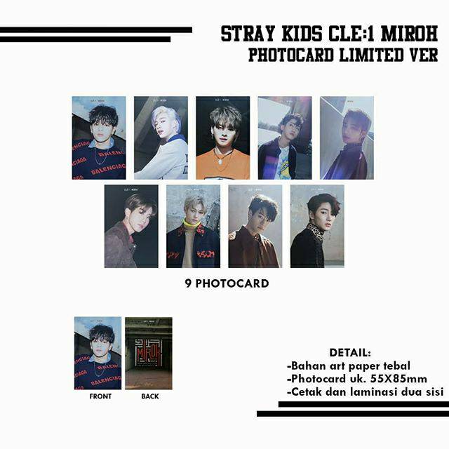 STRAY KIDS CLE:1 MIROH PHOTOCARD – LIMITED VER