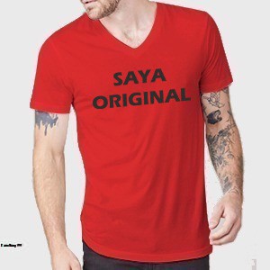KAOS PRIA SAYA ORIGINAL / KAOS PRIA VNECK/ KAOS PRIA