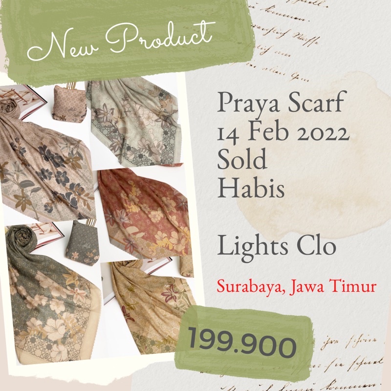[New] PRAYA SCARF LIGHTS CLO - LIGHTSCLO