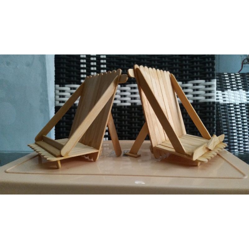 Sandaran Hp Stick Kayu