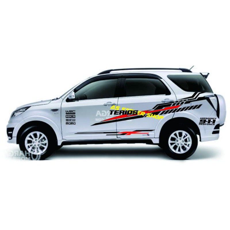 terbaru cutting stiker mobil daihatsu terios stiker mobil rush keren