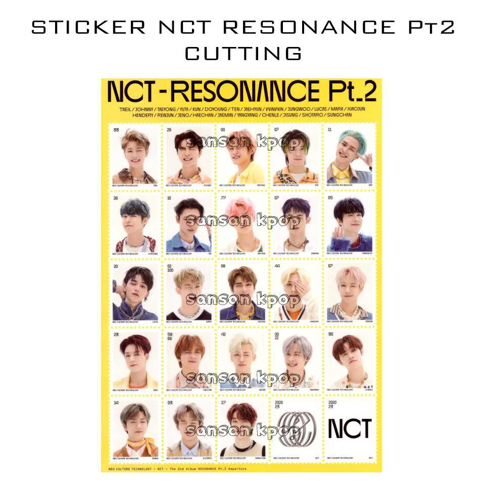 stiker NCT Resonance Pt 2 Cutting unofficial