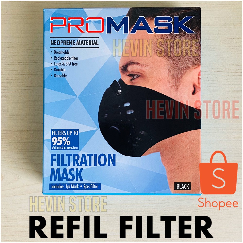 MASKER FILTER UDARA N95 ANTI POLUSI, BAKTERI &amp; VIRUS