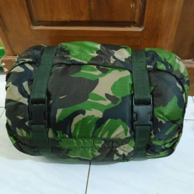 SKD  Sleeping bag loreng asli jatah pembagian TNI