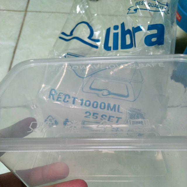 Thinwall 1000 Ml, Wadah Plastik, Lunch Box Plastik, Kemasan Makanan Plastik, Food Container