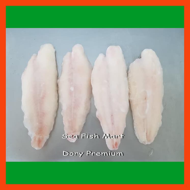 

FILLET IKAN DORY / DORI / DORRY FILET FISH CHIPS STANDAR ISI 3 / 4 1KG