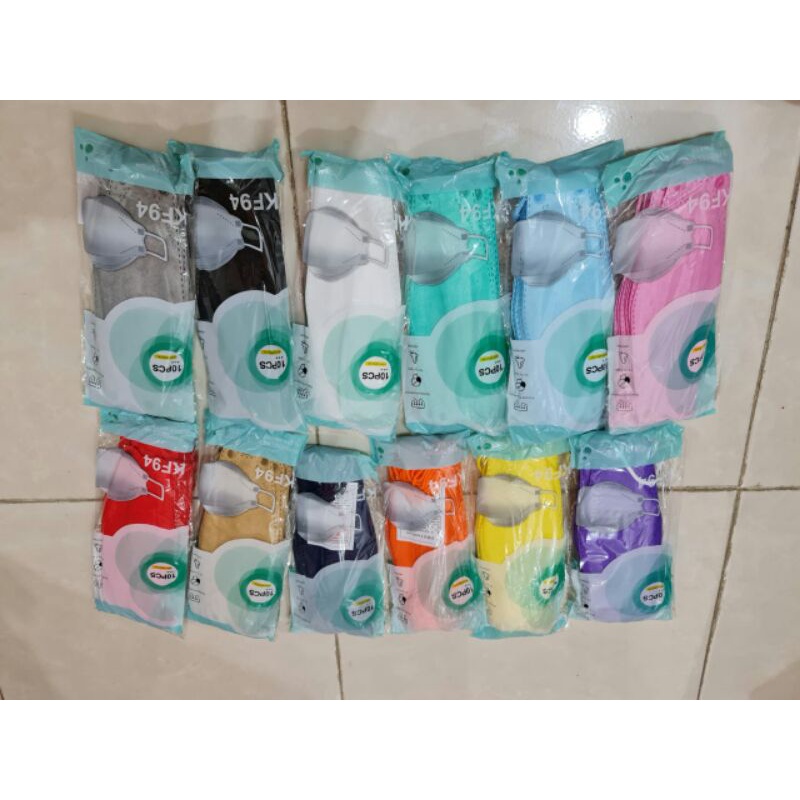 masker kf94 dewasa warna / masker 4ply kf94 korea premium/ masker kf94 kn 95