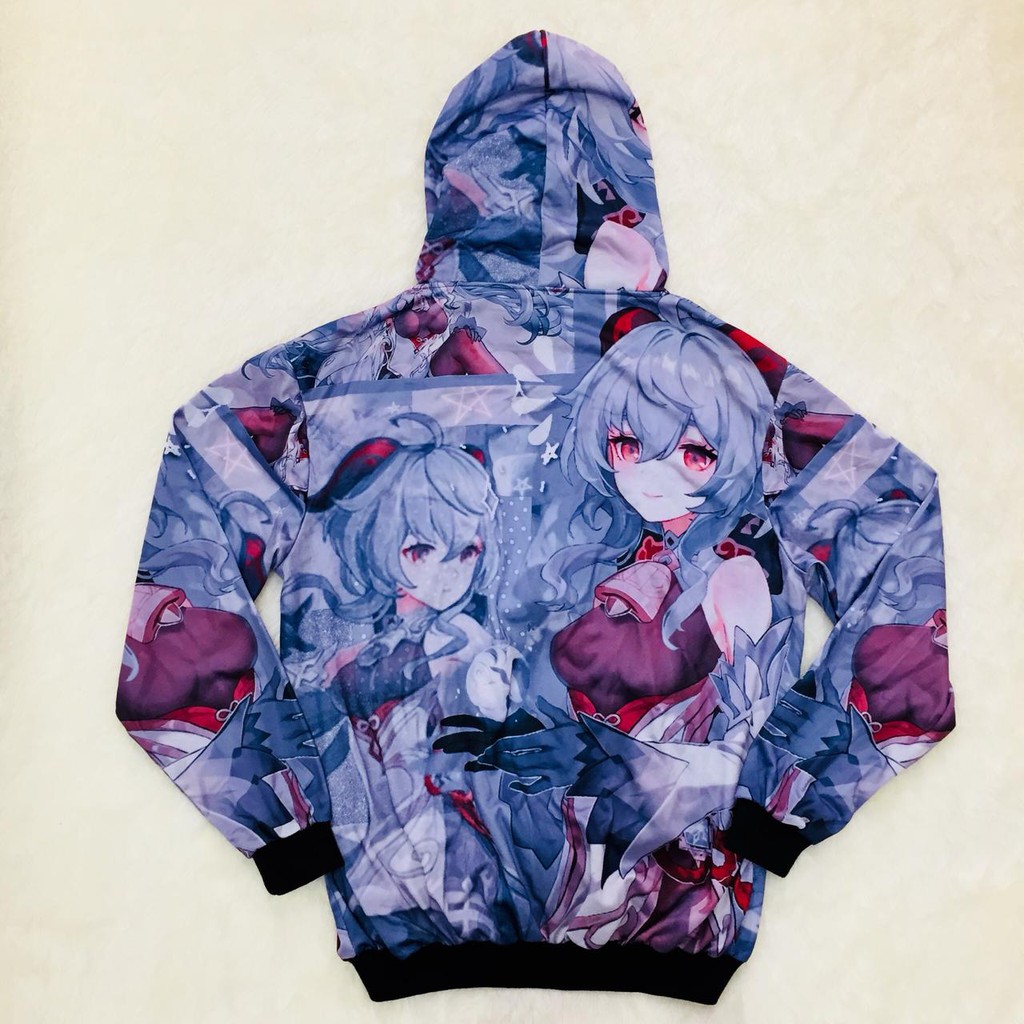 JAKET GANYA GENSHIN IMPACT FULLPRINT Anime Manga Premium Adidas Poly