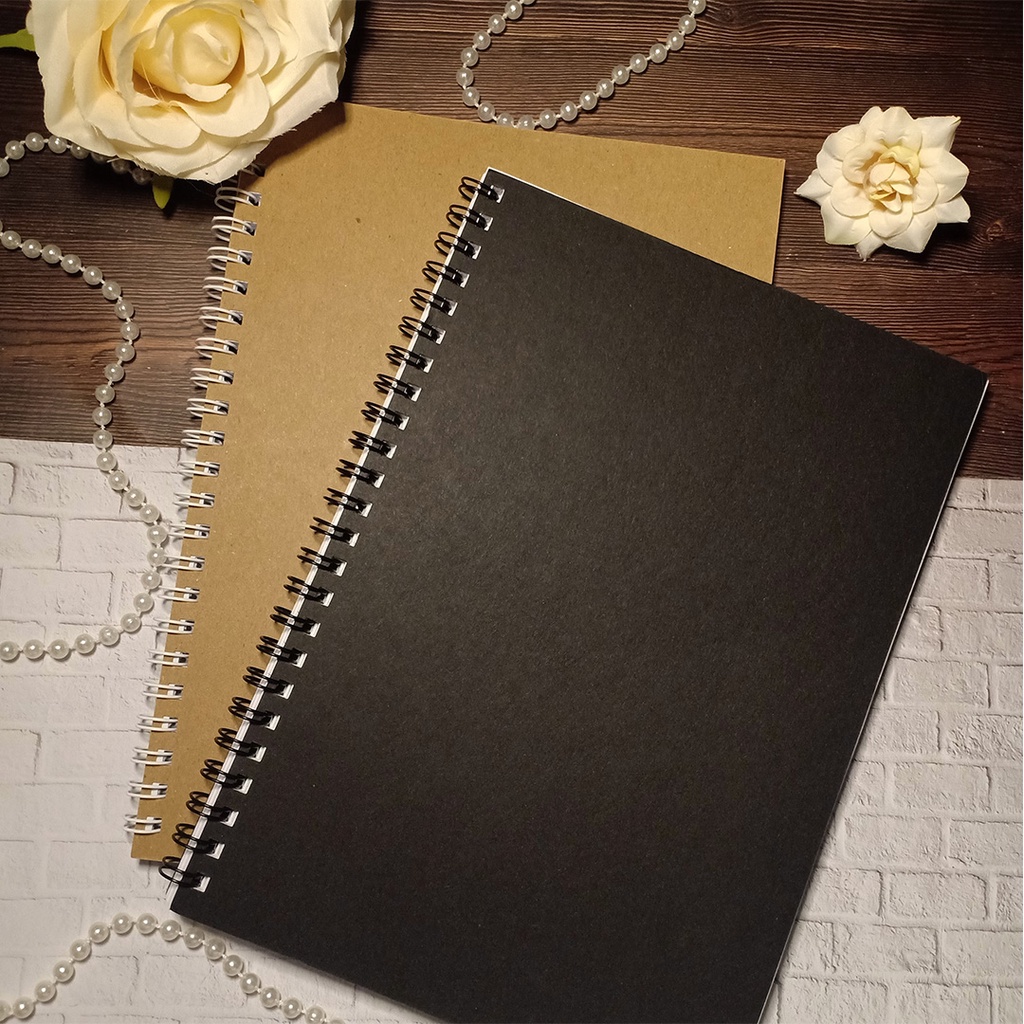 

Notebook A5 Murah Aesthetic Buku Catatan Polos Sketchbook | Vintage Notebook