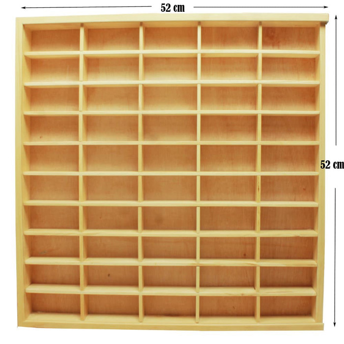 DIECAST MINIATUR DCS595 RAK HOTWHEELS ISI 50 - RAK HOT WHEELS - RAK KAYU