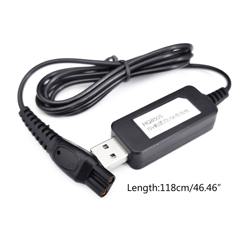 Zzz HQ850 Kabel Charger Power USB 15V Pengganti Untuk Alat Cukur Mobil