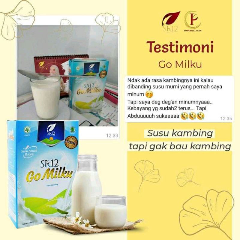 

GOMILKU SR12 SUSU KAMBING BUAT ANAK & DEWASA