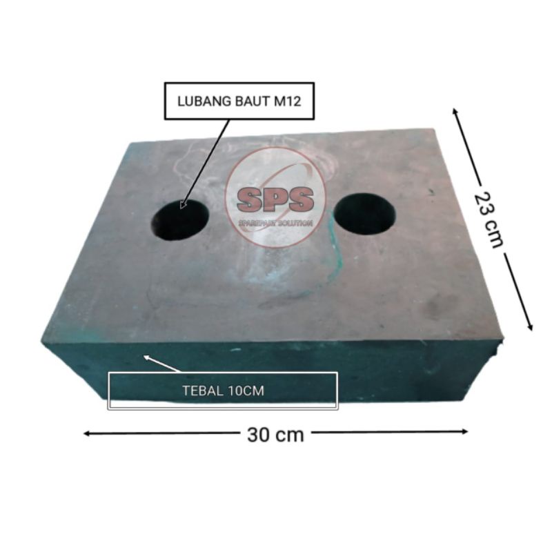 rubber bumper loading dock karet penahan benturan mobil